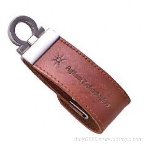 Leather Buckle USB Flash Drive